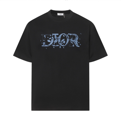 DIC21  New Men's and Women's Summer Short sleeved Cotton T-shirt Embroidered Craft Clothing