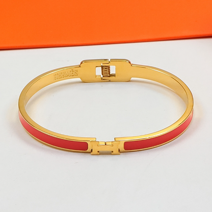 HB58 Narrow Edition H Letter Titanium Steel Bracelet for women jewelry