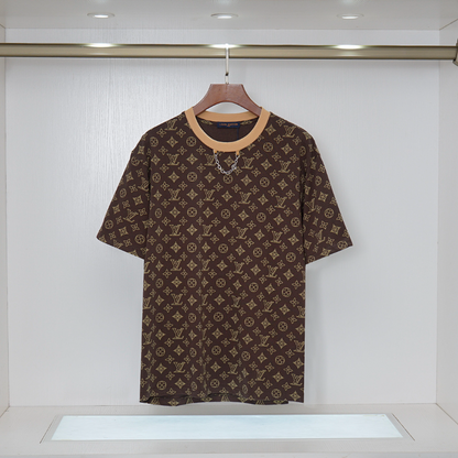 LVC052  New men's and women's summer pure cotton top T-shirt clothing
