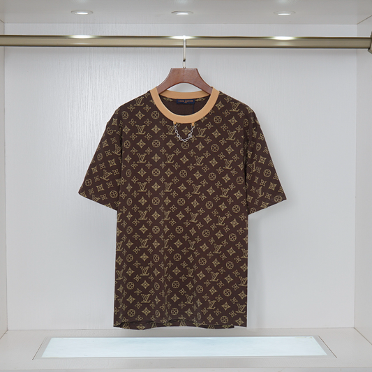 LVC052  New men's and women's summer pure cotton top T-shirt clothing