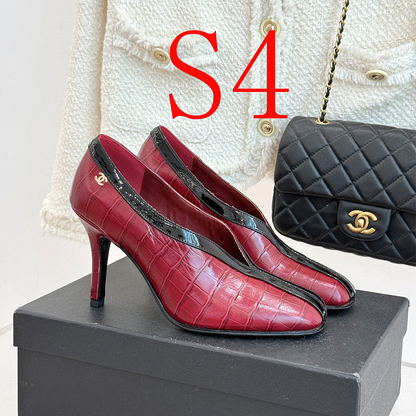 ZLCS5 High heels 6.5CM Size 35-41 Women Letaher shoes with box