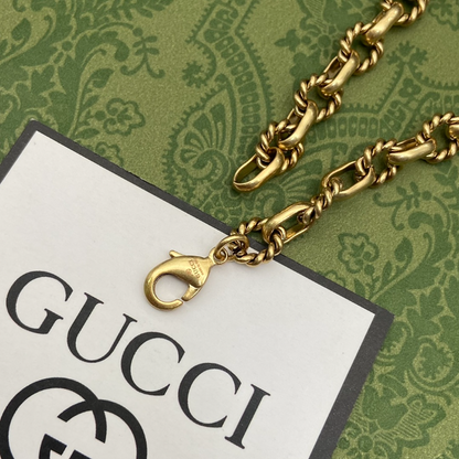 GUN9  Women's new fashionable double G interlocking necklace jewelry