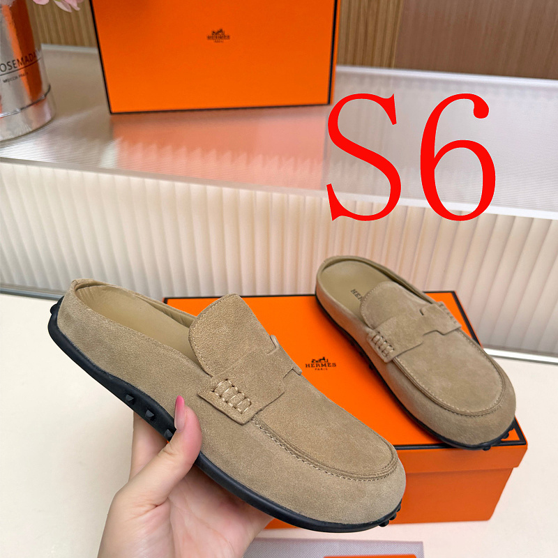 OHS2 Women slipper Leather Sole Shoes 35-41 with box