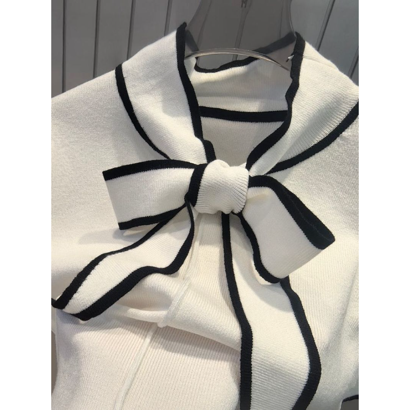 DIC29 New Style Women's Summer T-shirt Knitted Ice Silk Fabric Clothes