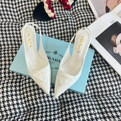 MPS7 Synthetic Leather Heel 7CM Women shoes 35-40 With box