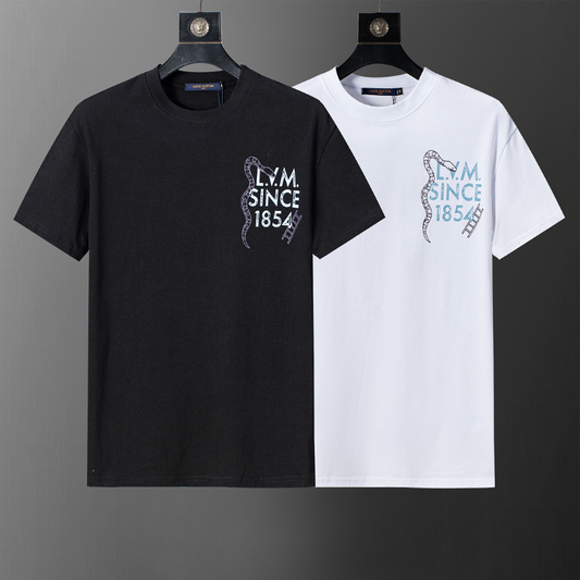 LVC205 New men's summer pure cotton top and short sleeved clothing