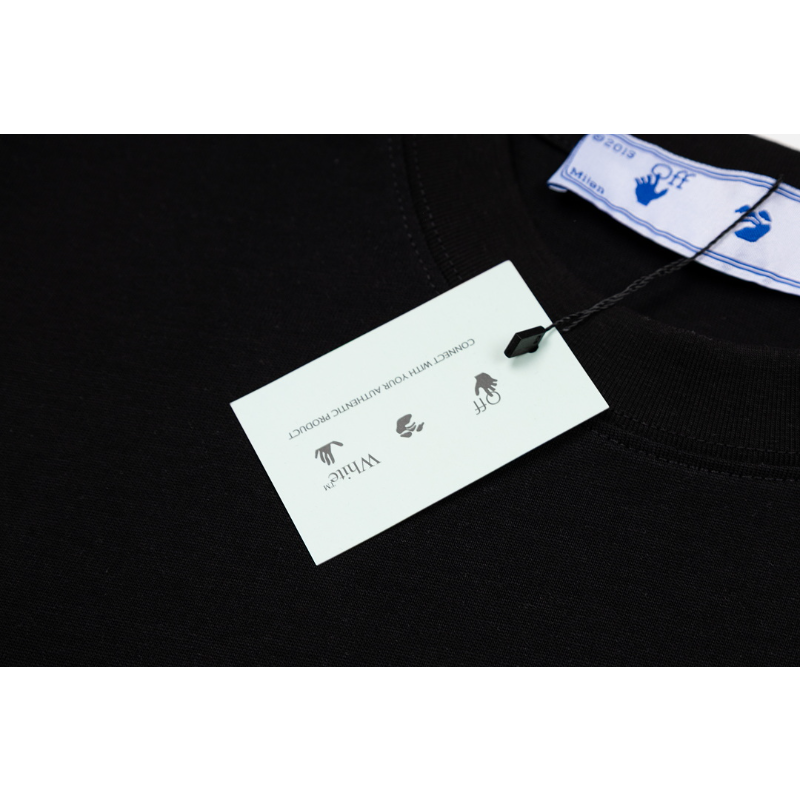 OFFC10  New men's and women's summer pure cotton short sleeved top clothing