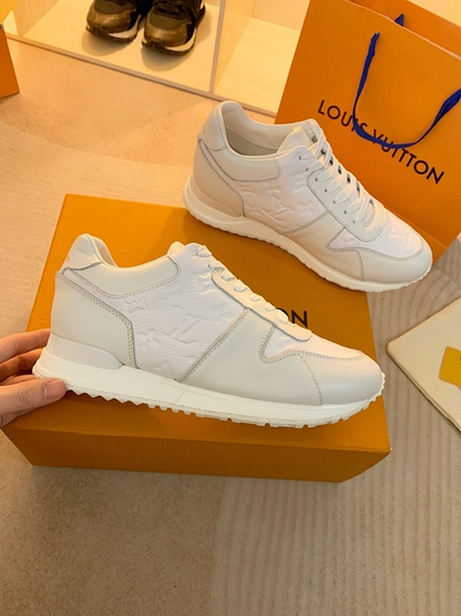 OLS43 Leather women 35-42 And men 40-46 sneakers shoes With box