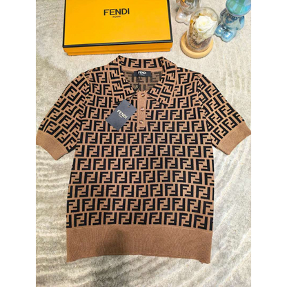 FDC18 New women's summer T-shirt knitted ice silk fabric clothes