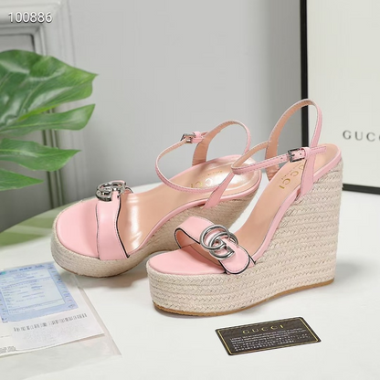 JHGS5 Slipper 13CM Heel Size 35-41 Lether Shoes with box