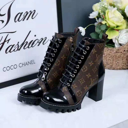 OLS18 Leather Women 9.5CM shoes 35-42 With box