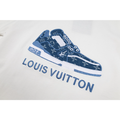 LVC123 New men's and women's summer pure cotton short sleeved top clothing