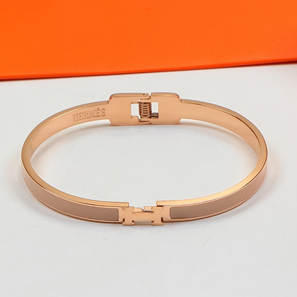 HB58 Narrow Edition H Letter Titanium Steel Bracelet for women jewelry