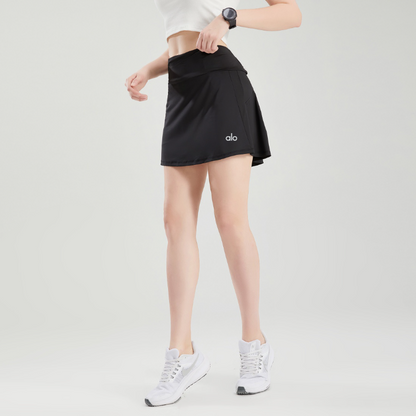 zalo3118  Women's naked training, running, fitness, yoga short skirt, anti glare double-layer quick drying tennis skirt clothing