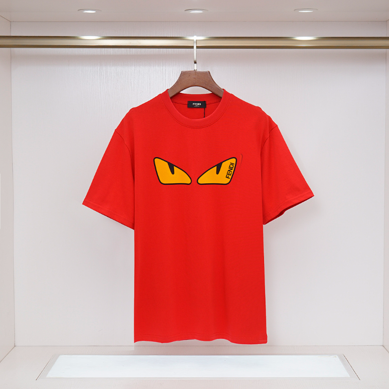 FEC4 New men's and women's summer pure cotton top T-shirt clothing