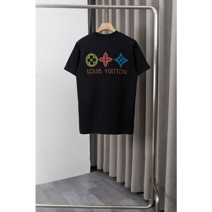 LVC049 New men's and women's summer pure cotton top T-shirt clothing