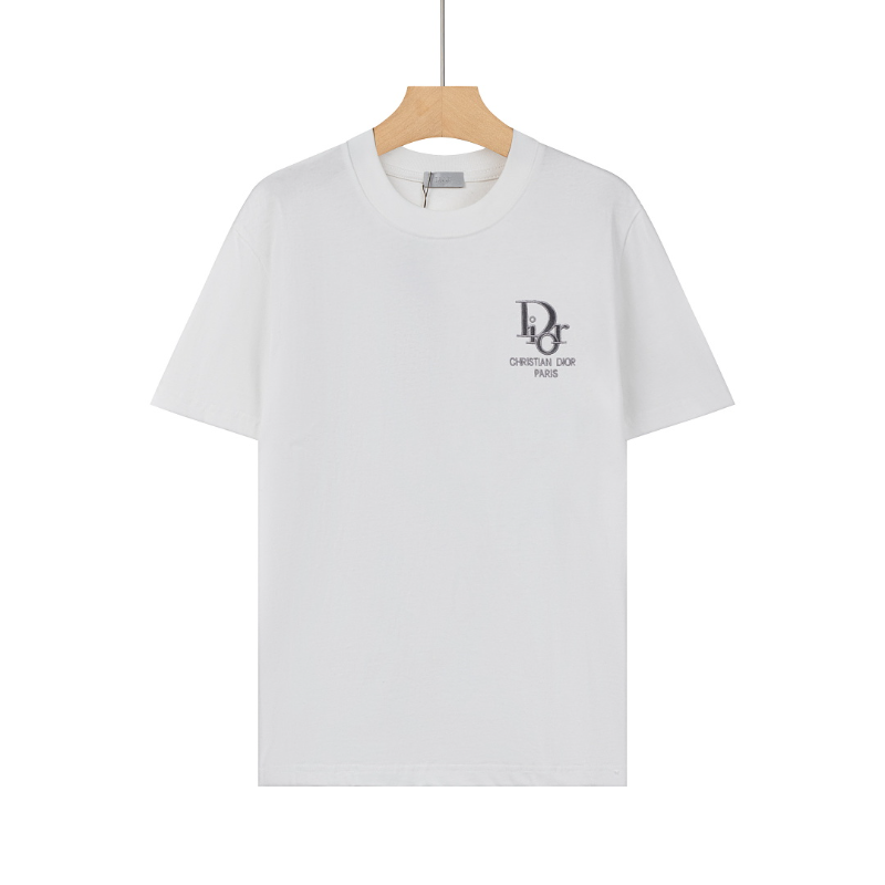 DIC40 New men's and women's summer pure cotton short sleeved top clothing