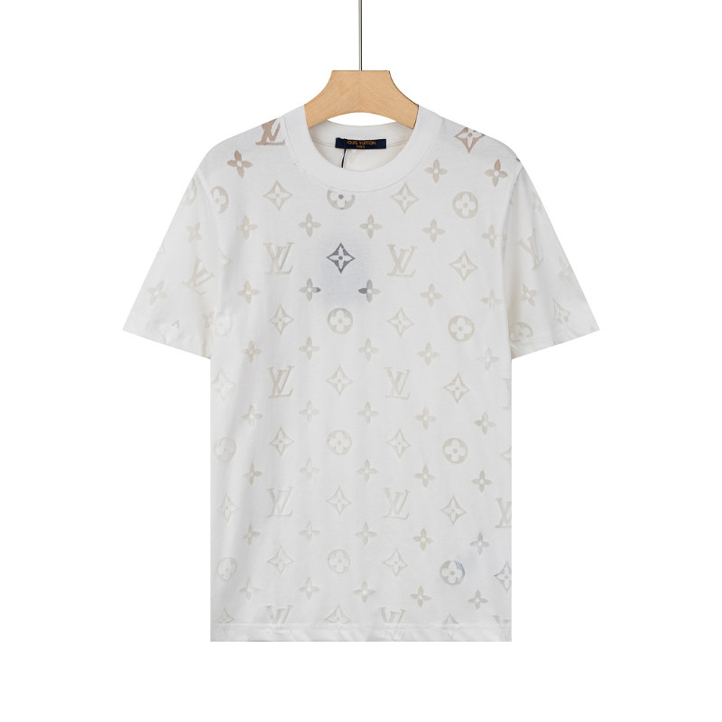 LVC220 New men's and women's summer pure cotton short sleeved top clothing