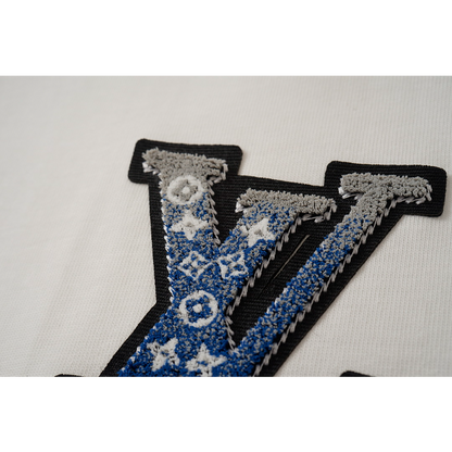 LVC168 New men's and women's summer pure cotton embroidered top T-shirt clothing