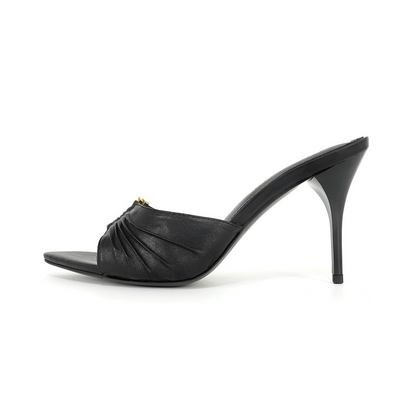 OYS12 Classic 6.5CM 9CM High heels 35-43 for women Leather shoes Box
