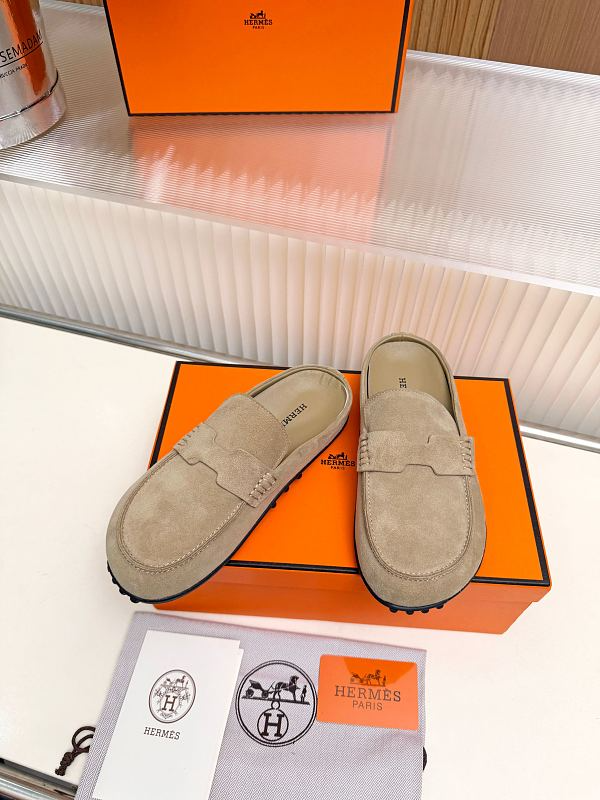 OHS2 Women slipper Leather Sole Shoes 35-41 with box