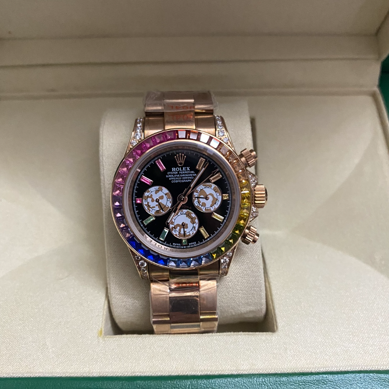 RW78 Exquisite diamond studded men's watch with 41 * 12mm CITIZEN movement watch