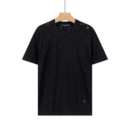 LVC220 New men's and women's summer pure cotton short sleeved top clothing