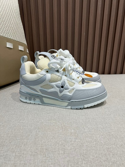 OLS45 Real Leather Women35-40 Man40-45 Sneakers shoes With box