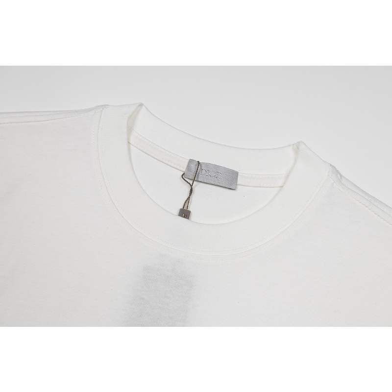 DIC41 New men's and women's summer pure cotton short sleeved top clothing