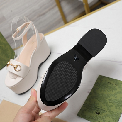 JHGS20 Slipper 8CM Heel Size 35-42 Leather Shoes with box