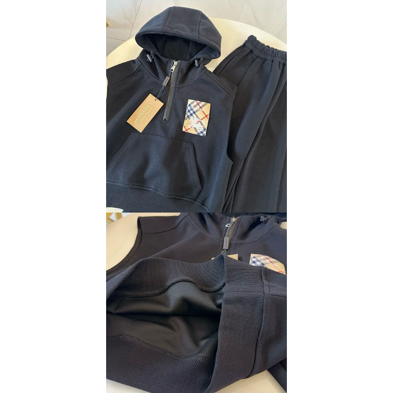 TBUC16 New Spring and Autumn Cotton Set for Boys and Girls, Long Sleeve+Pants+Hooded Tank Top Clothing