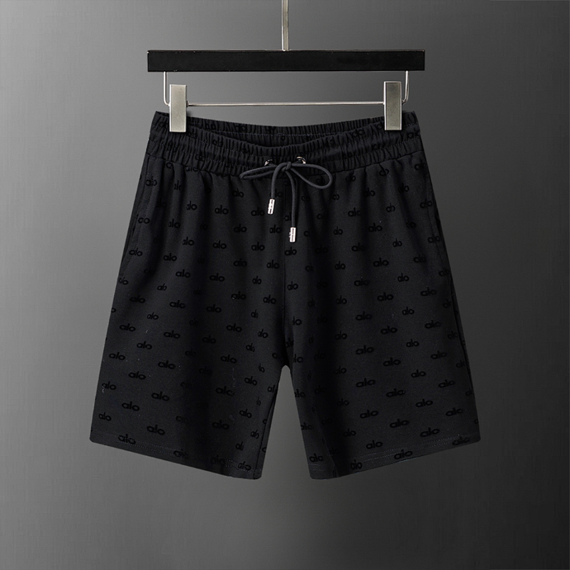 ALOC5 New Men's Summer Cotton Top+Shorts Set Clothing