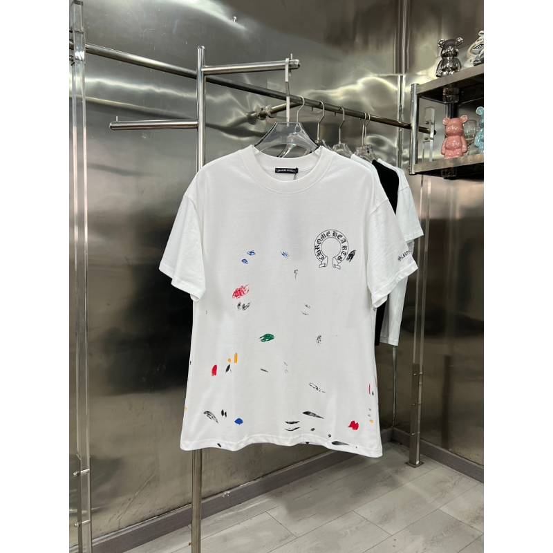 KLC31  New high-quality men's and women's summer pure cotton T-shirt short sleeved top clothing
