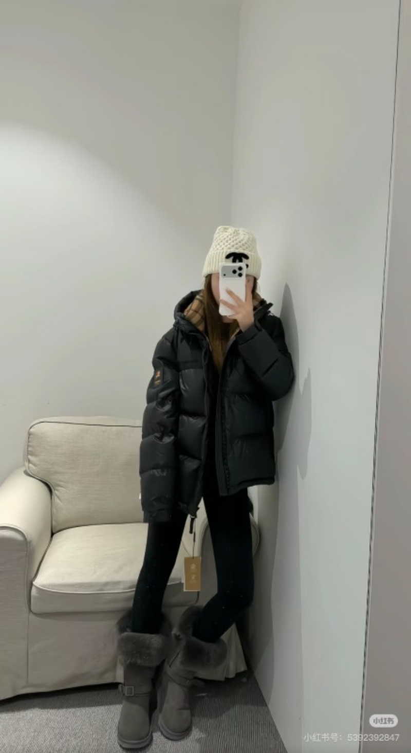 110334  New Li embroidery hooded down jacket Top quliaty 1:1 clothing