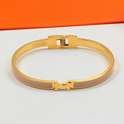HB58 Narrow Edition H Letter Titanium Steel Bracelet for women jewelry