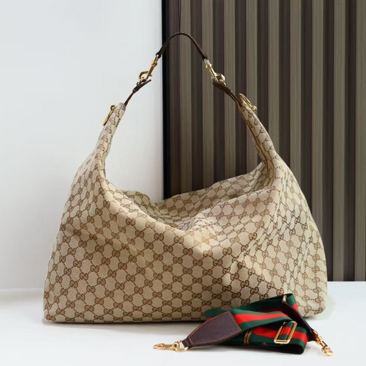 1: 1. Highest quality GG bag 46cm original quality women's travel shopping bag