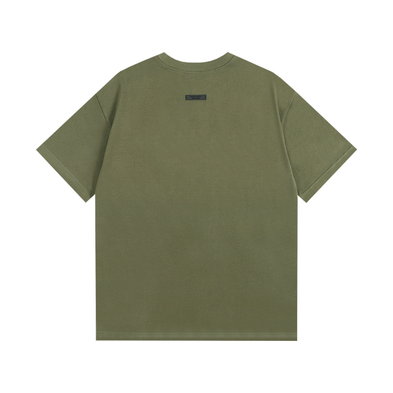 FGC12 New men's and women's summer short sleeved T-shirt double yarn cotton top loose fit  clothing