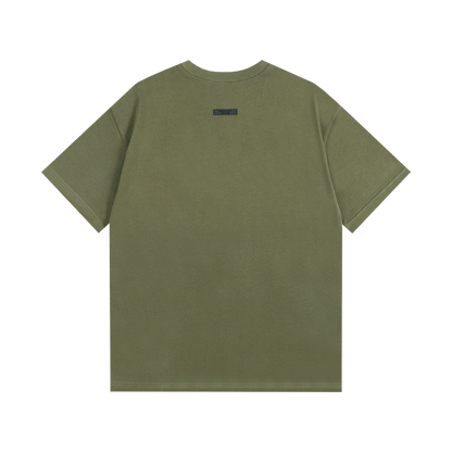 FGC12 New men's and women's summer short sleeved T-shirt double yarn cotton top loose fit  clothing