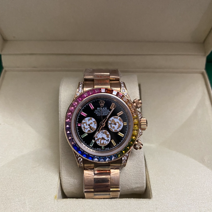 RW78 Exquisite diamond studded men's watch with 41 * 12mm CITIZEN movement watch