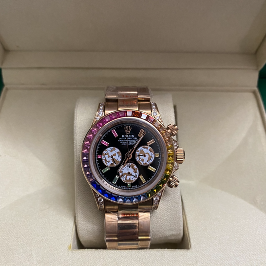 RW78 Exquisite diamond studded men's watch with 41 * 12mm CITIZEN movement watch