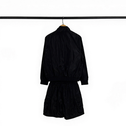 SAC1 New men's and women's spring and summer long sleeved cardigan windbreaker+shorts set clothing