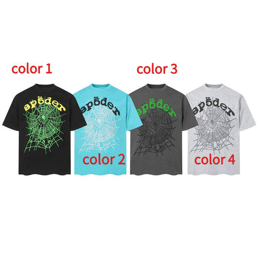 SPC21 New men's and women's summer pure cotton top T-shirt clothing