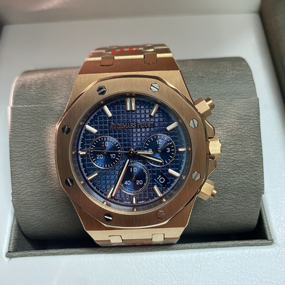 RW79  Men's  rose gold  mechanical watch with 316L steel case 41MM