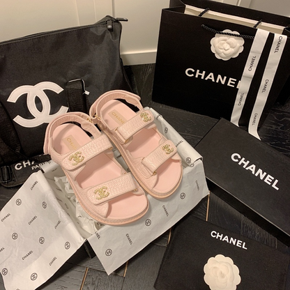 MCS57 Synthetic Leather slippers 35-41 Shoes With box