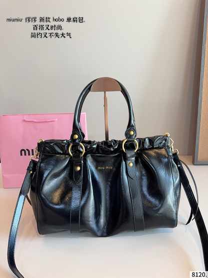 MIP3  Women's fashionable retro 33 * 13 * 23cm pocket motorcycle bag