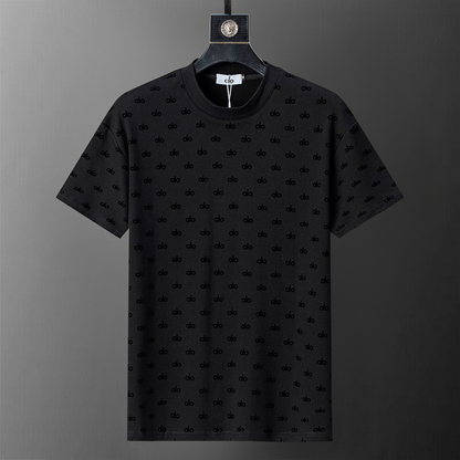 ALOC6 New men's and women's summer pure cotton top T-shirt clothing