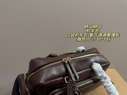 MIP2  Women's Fashion Retro  32*15cm Shoulder Bag