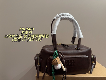 MIP2  Women's Fashion Retro  32*15cm Shoulder Bag