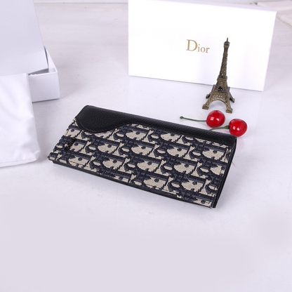 LDP43 Leather Wallets 17.5-8.5-1.5CM with box