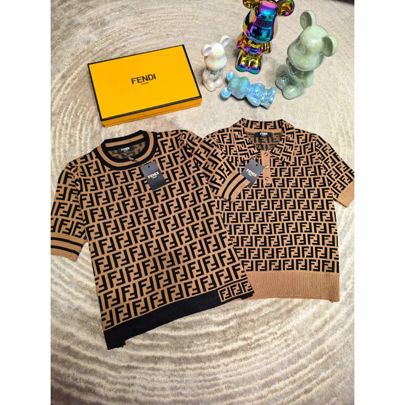 FDC18 New women's summer T-shirt knitted ice silk fabric clothes